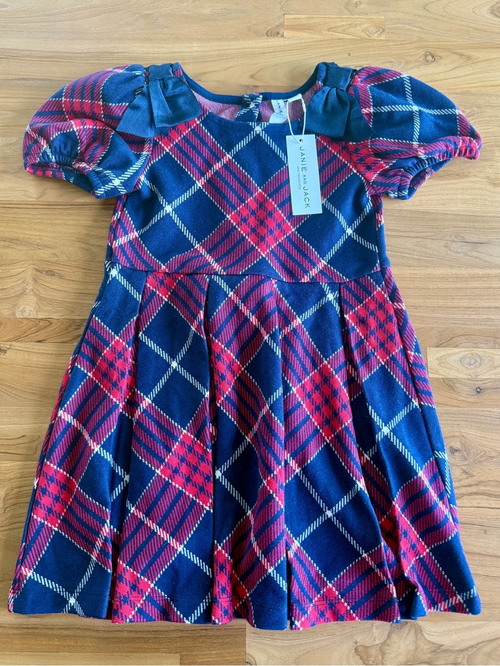 ❤️ NWT Janie and Jack Plaid Jacquard Dress